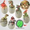 Большое Мягкое Резиновое Яйцо Динозавра с Моделями Паразауролофа, Тираннозавра Рекса, Трицератопса и Птеродактиля