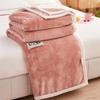 Soft Warm Coral Fleece Blanket Winter Sheet Bedspread Throw Blankets Washable Sofa Flannel Blankets Breathable Bedspreads