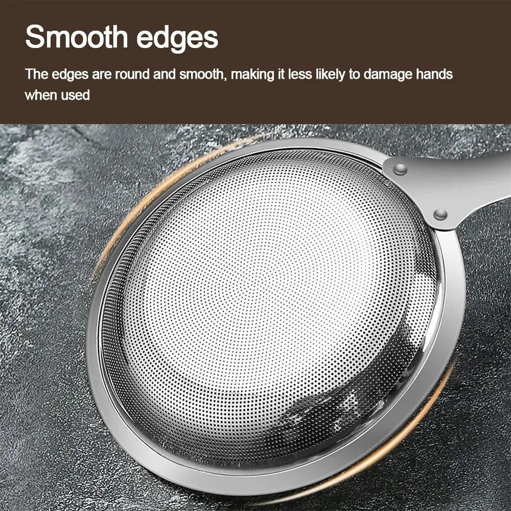 Ложка-шумовка из нержавеющей стали 304, сетчатый фильтр для горячих горшков, перколятор, сетка для жареной пищи, сито для удаления жира и пены, кухонный инструмент