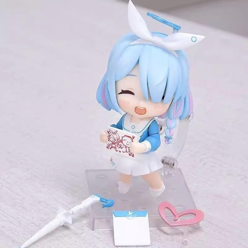 В наличии 10 см Синяя фигурка персонажа из аниме «Арона» (Nendoroid 2245), коллекционная модель, кукла, игрушка, подарок.