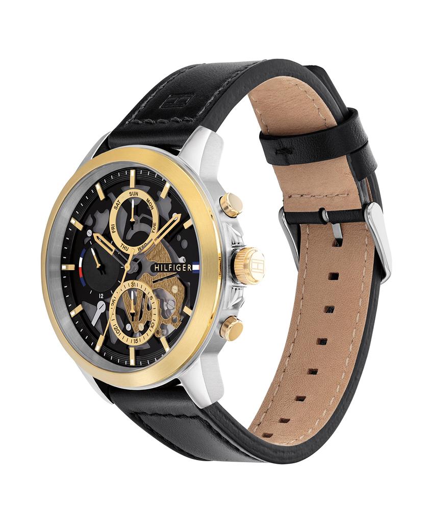 Часы Tommy Hilfiger Analogue Multifunction Quartz 1710474 Black [Movado Group] Мужские