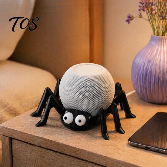 Ornament for Balcony Spider Shape Table Stand Holder Compatible with Alexa Echo Dot 4/5 & Unique Home Accents HomePod Mini, Decorative Desktop
