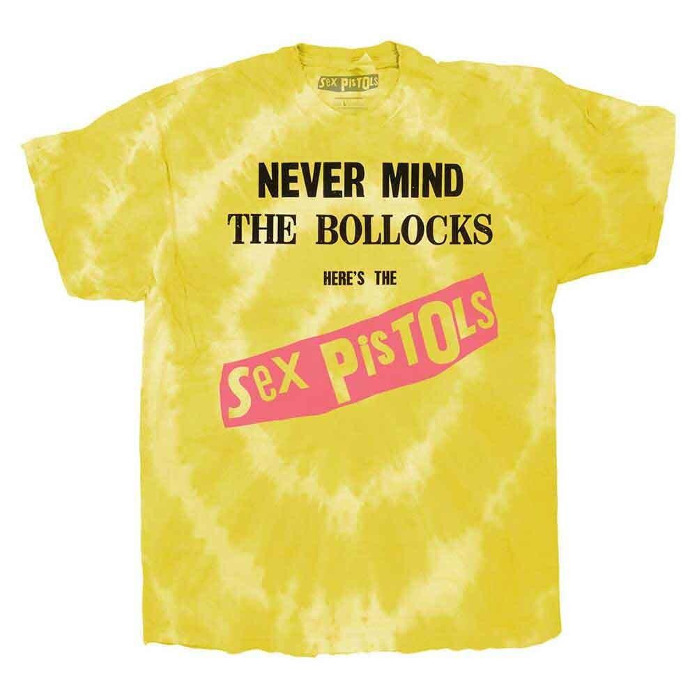 The Sex Pistols 'Never Mind The Bollocks' Yellow Dye T shirt - NEW Unisex T-Shirt