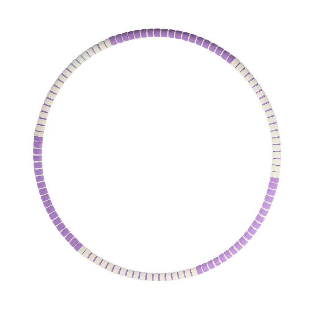 Hula Ring Detachable Stainless Steel Sponge Quickly Tighten Belly Weighted Hoop for Sport Exercise