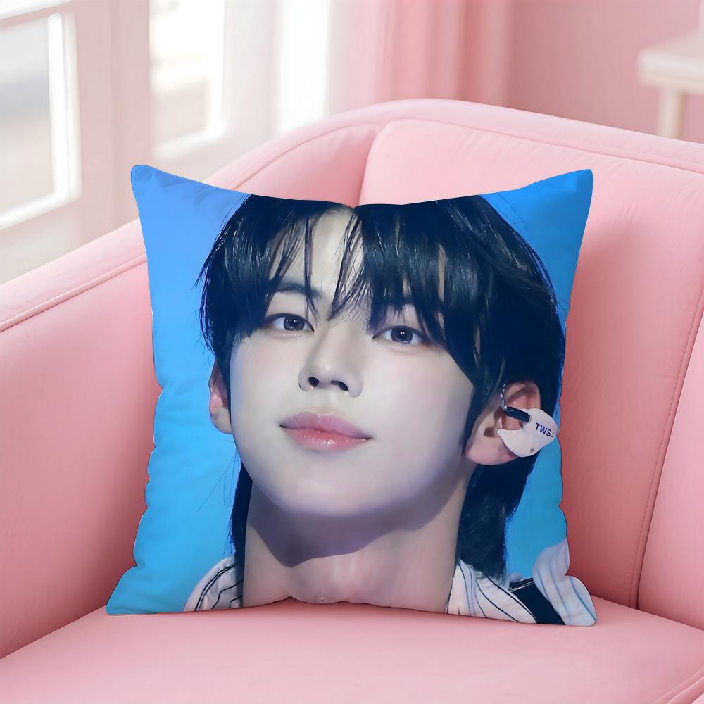 actor fresh DDohoon Cushion Cover Pillow Case Soft Skin Friendly Fabric Concealed Zipper