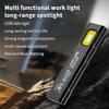 Compact Multi-Mode Pocket LED Flashlight, USB-C Rechargeable, 800mAh, Long-Range Pocket Flashlight, For Camping Travel Emergency