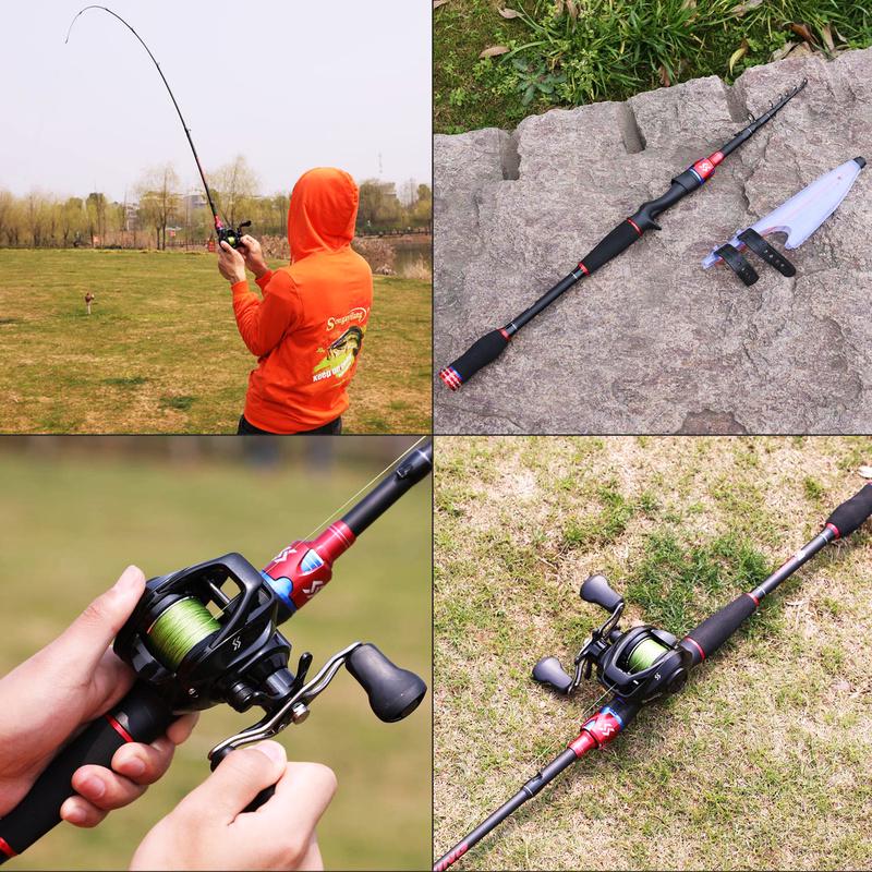 Кастинговая/спиннинговая удочка 1,8-2,4 м, направляющее кольцо большого диаметра, удочка для туристической удочки