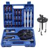 3 Jaw Bearing Puller Kit 10 Ton Capacity, Forged Chrome Vanadium Steel, Auto Repair & Industrial Use