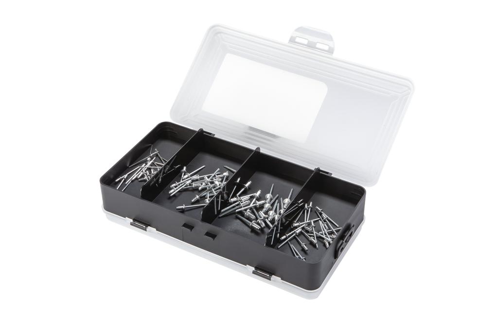 Manual Riveter for Blind Rivets Professional Set + 80 Rivets