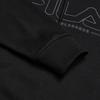 Fila Оригинальная Мода Классический Простой Ретро Спорт Повседневный Вышитый Логотип Универсальный Удобный Свободный Вязаный Худи Унисекс худи Черный F61U619201FBK