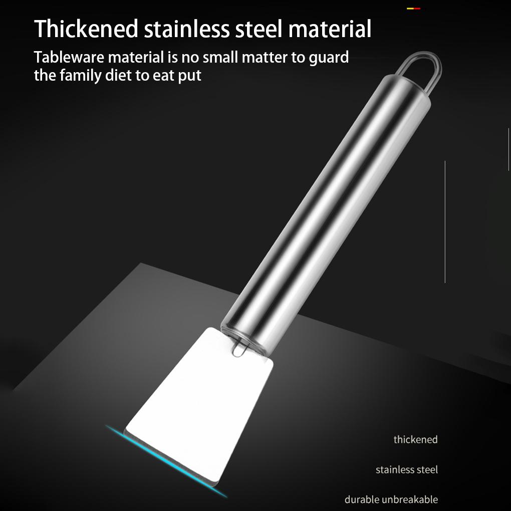 Шпатель многофункциональный стальной прямой размораживающий противоскользящий размораживатель лопатка чистящие средства бытовая кухонная дезактивация