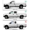 Белый молдинг боковины крыши усиленный ЛВ+ПВ для Ford F250 F350 Super Duty 1999-2007
