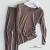 Women's Seamless Down Silk Thermal Underwear Set - Thin Suit for Autumn/Winter