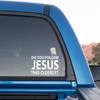 Автомобильные наклейки Христианские Автомобильные Водонепроницаемые Декор Вы Следуете за Иисусом Так Близко Всепогодная Наклейка Для Безопасного Вождения Грузовик