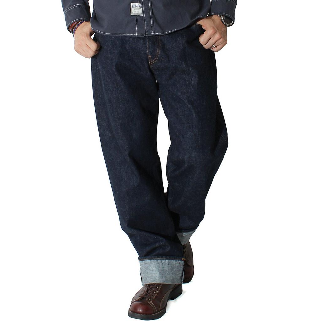 Kojima Jeans 15oz Selvedge Wide Denim Size 34 Wide Bottoms, Men's,