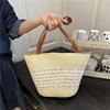 Summer New Vacation Seaside Large-capacity Tote Bag Women's New Trend Fashion Woven Versatile Shoulder Bag