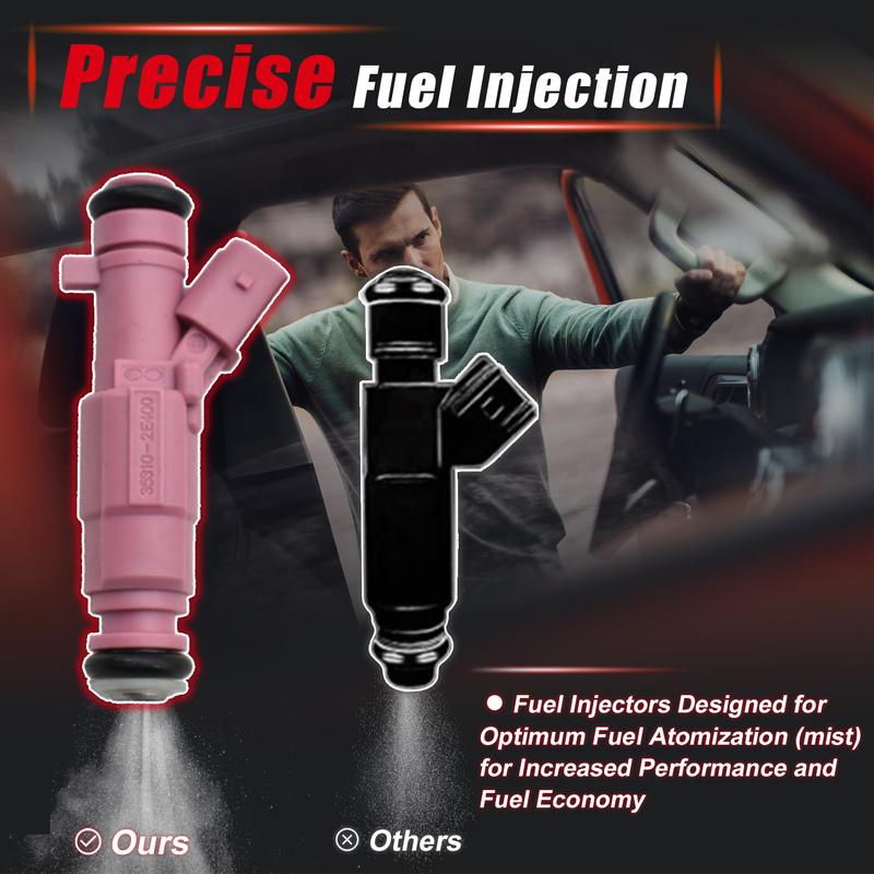 4PCS 35310-2E400 Fuel Injectors For Hyundai Kia K4 2014 2015 2016 2017 353102E400 35310 2E400