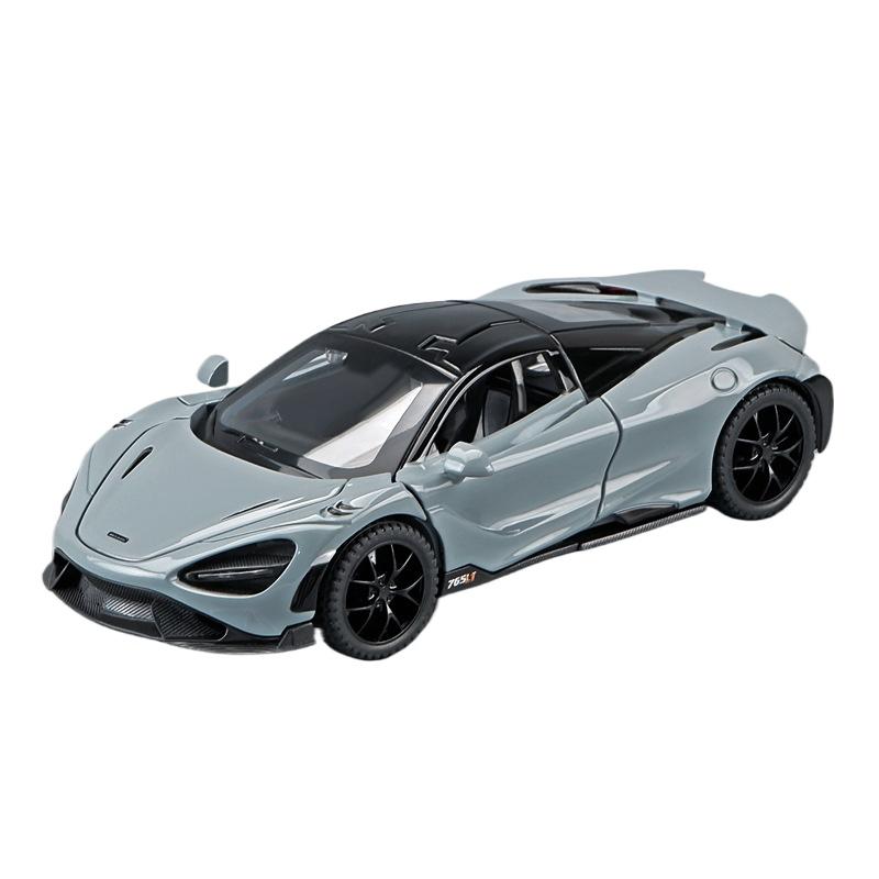1/32 Mclaren 765LT Серия Суперкаров Металлический Литой Модель Автомобиля Книжный Шкаф Библиотеки Декорации Подарки для Друга Коллекция Хобби
