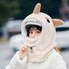 Теплая плюшевая animal ski hat с защитой ушей