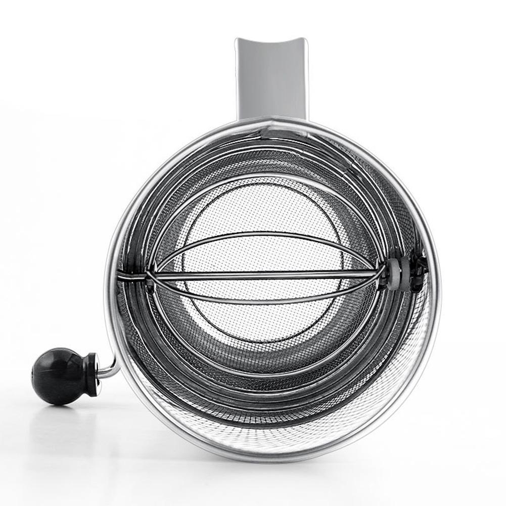 Рассыпающиеся комки Сито для муки из нержавеющей стали Сито для муки из нержавеющей стали Вращающееся перемешивающее кольцо Вместимость Особенности