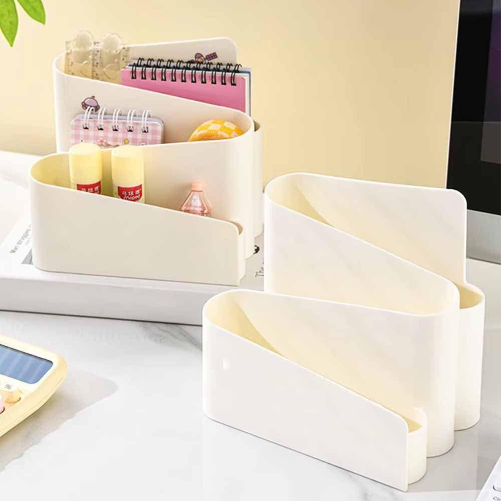 Cute Desktop Pen Holder INS-Style Brush Storage Container Creative Makeup Brush Holder  Household
