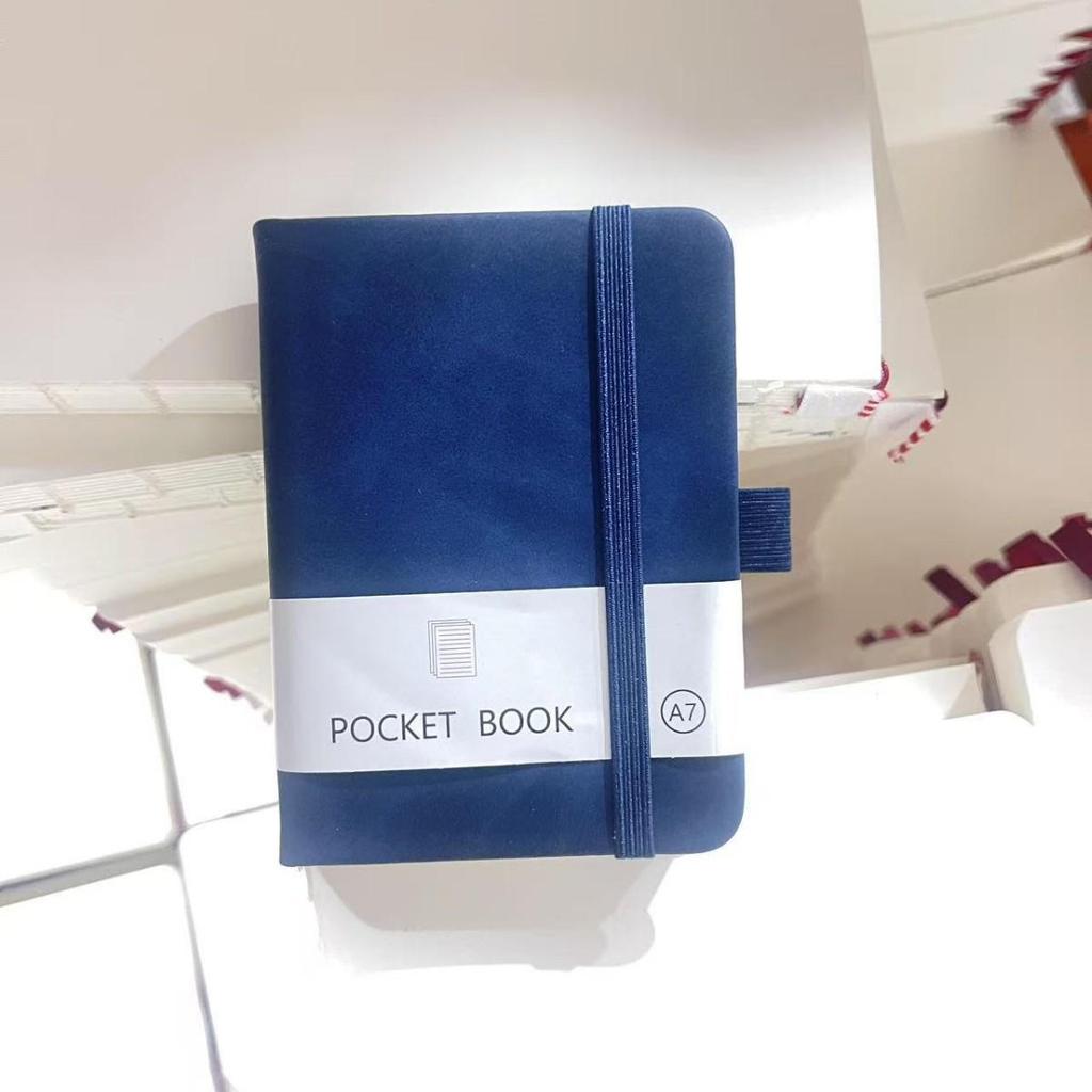A7 Student Pocket Notebook: Elastic Closure, Portable Journal, Simple Ins Style Diary