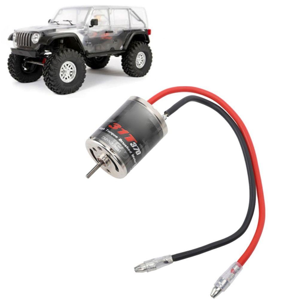 Stainless Steel Brushed Motor RC Electric Motor for Axial SCX24 1/16 1/24 RC Remote Control Boat
