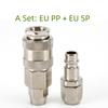 3-in-1 Quick Release Pneumatic Connector Rapidities for Air Hose Fittings Coupling Compressor Accessories European Standard