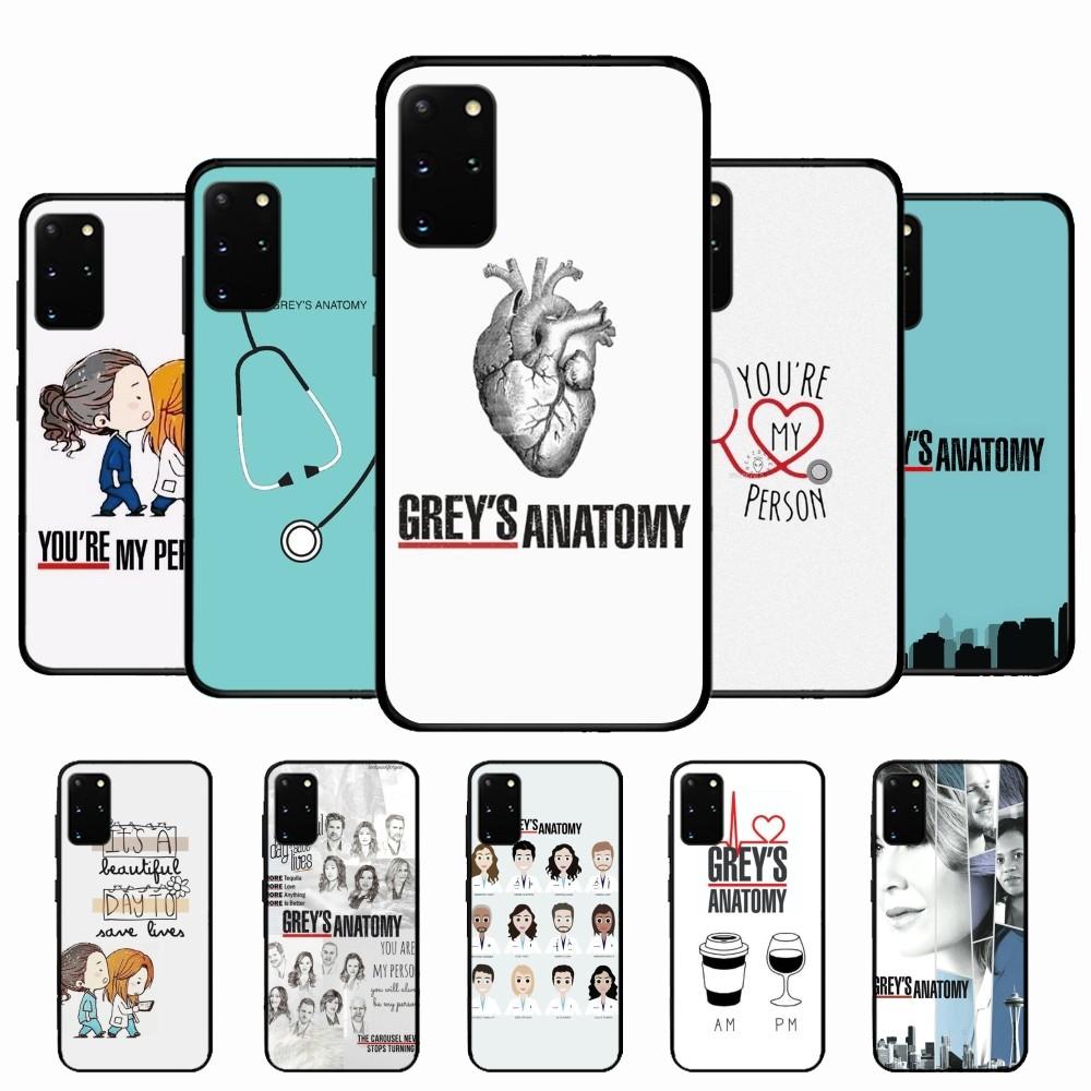 Grey Anatomy Phone Case For Samsung S 9 10 20 21 22 23 30 23plus lite Ultra FE S10lite Fundas
