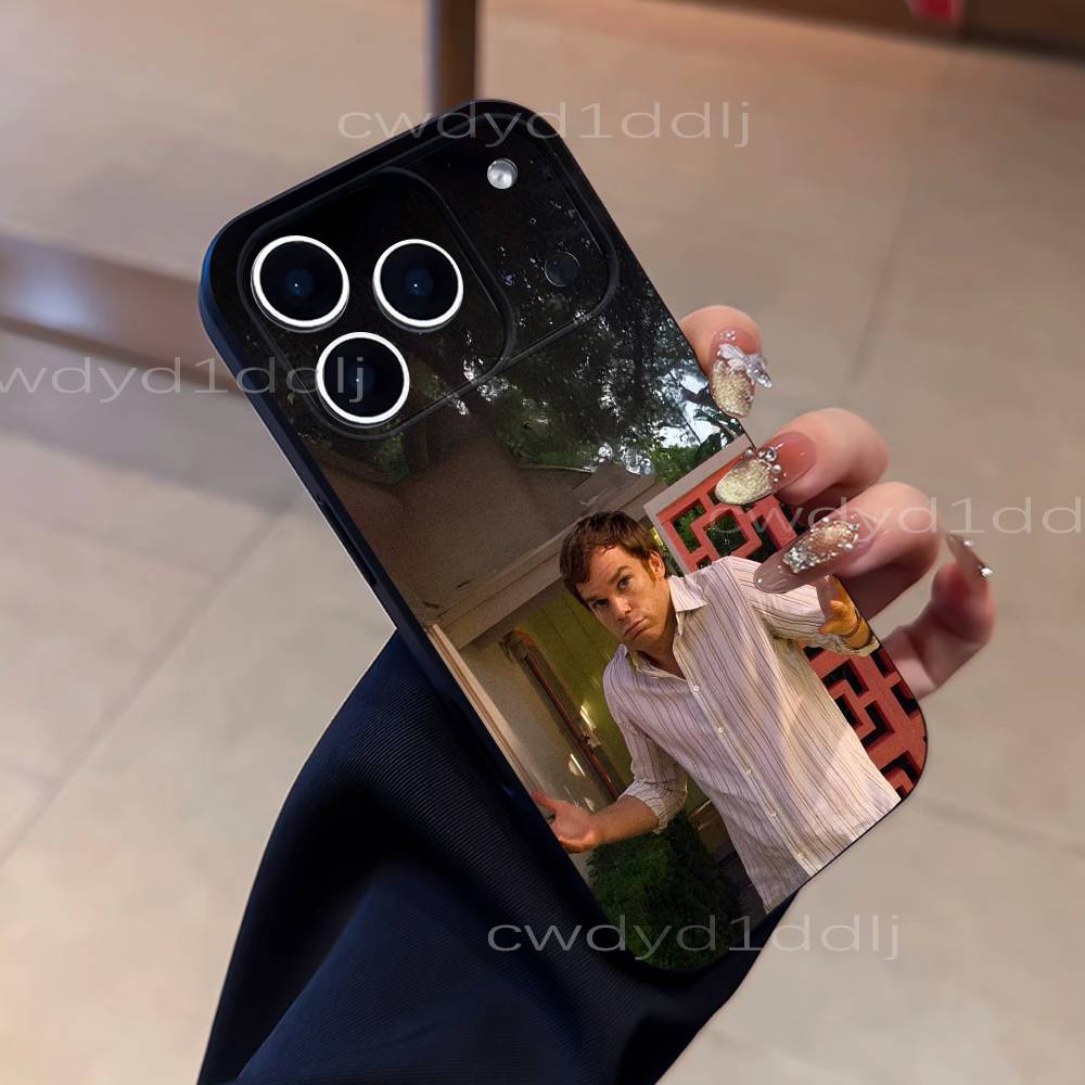 Чехол для телефона Декстер Морган для iPhone 17,16,15,11,12,14,13 Pro Max Mini XS,XR,7 Plus 16E Air Ударопрочный Мягкий Чехол