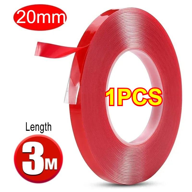 Автомобильные прочные двухсторонние клейкие наклейки, нанолента, прозрачная многоразовая водонепроницаемая автомобильная лента, чистящие средства, защитная наклейка для автомобиля