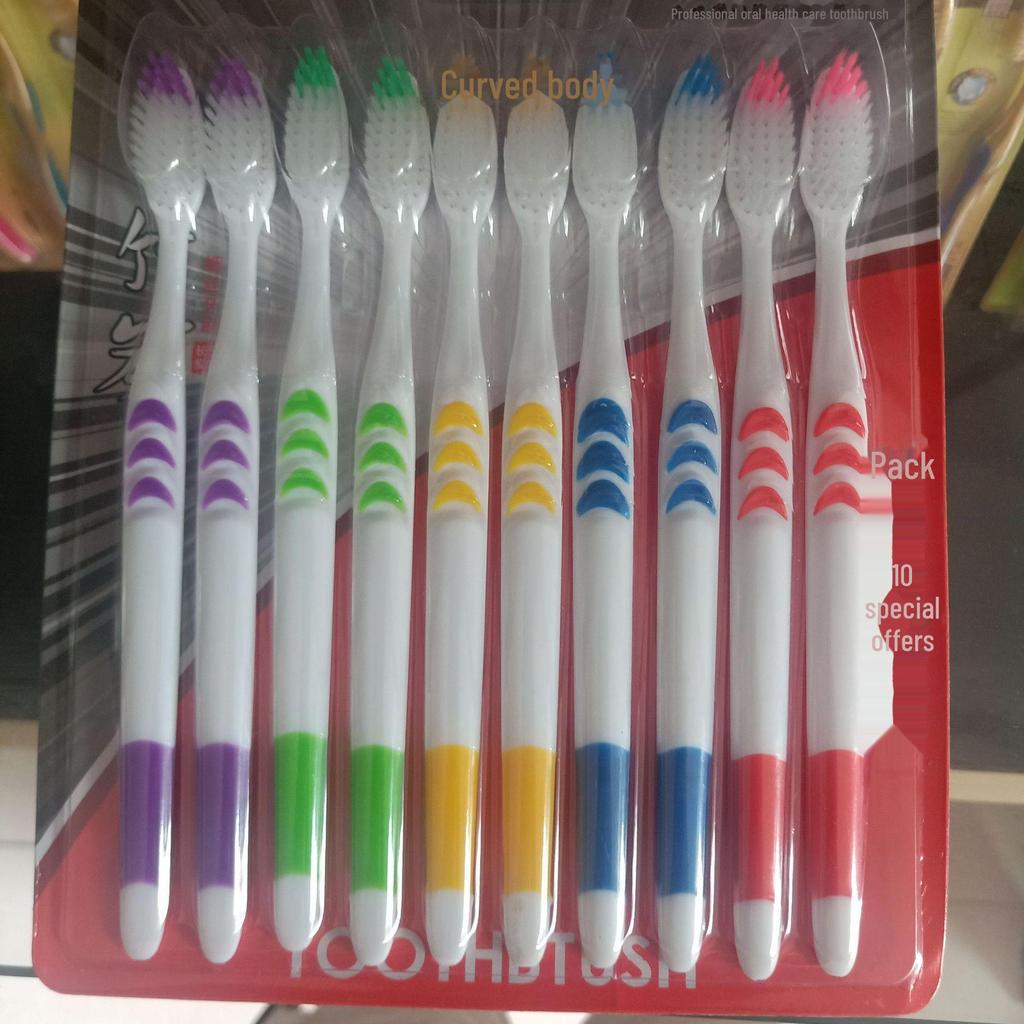 Зубная щетка Small Moon Soft Bamboo Charcoal — универсальный семейный набор для взрослых, мужчин и женщин