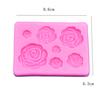 Силиконовая форма для помадки Rose Flower, инструменты для шоколадной формы 