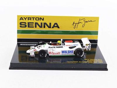 Minichamps Масштаб Ralt Toyota RT3 1982 F3 Сильверстоун Первый тест Сентябрь Сенна Коллекция Сенны 1/43 A. [Смола]