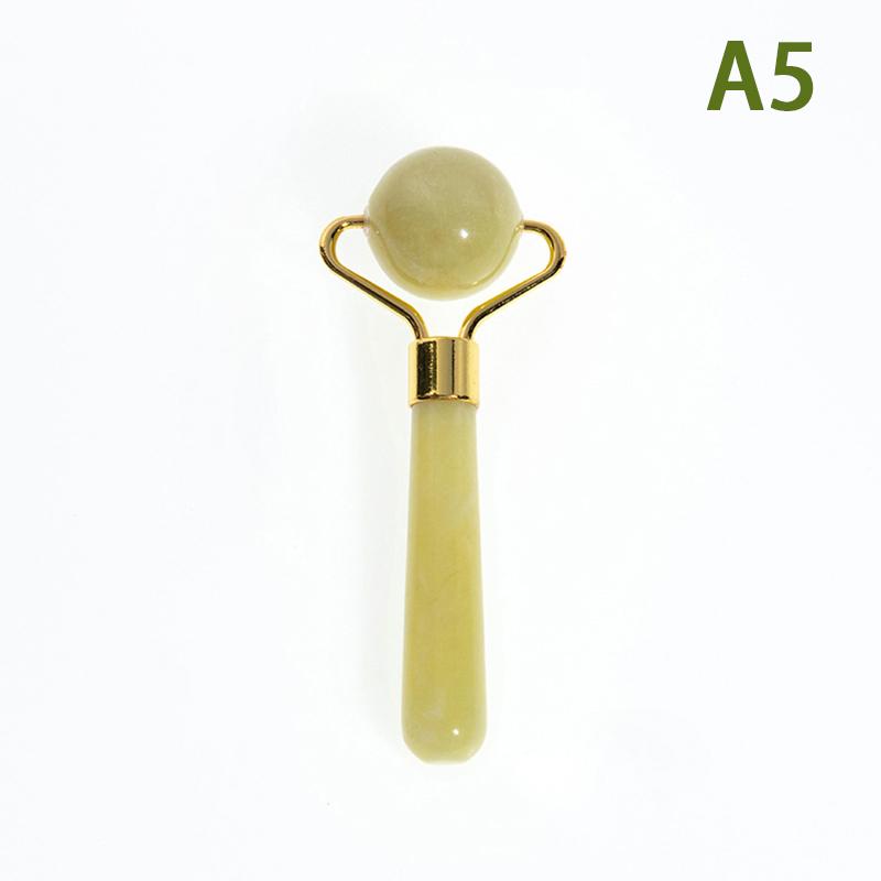 Natural Jade Ball Face Roller Gua Sha Scraper Massager Facial Eye Beauty Massager Roller Face Lifting Wrinkle Remover Skin Care