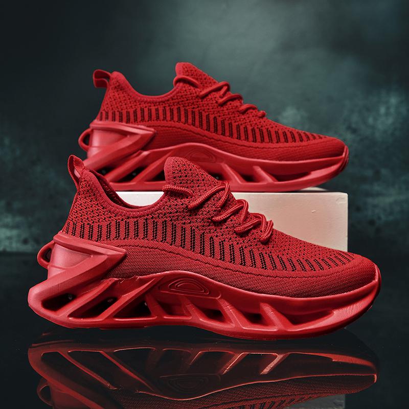 Fashion Breathable Men Running Shoes Mesh Casual Shoes Women Men Sneakers Summer Walking Shoes Non-slip Cushioned Sole EU 36-45