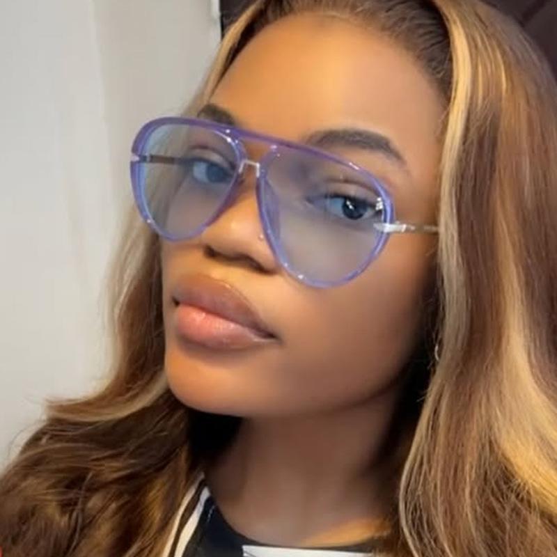 Women's Glasses, New Fashion Versatile Trend Large-frame Men's Sunglasses