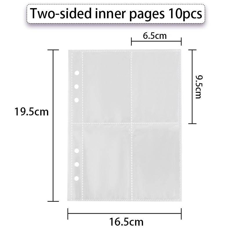 Korea Style A6 Binder Photo Album Cover Plush Bow Protector Case Kpop Idol Photo Collect Card Holder Book School Stationery