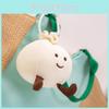 Plush Dumpling Steamed Buns Keychain Backpack Pp Cotton Stuffed Animal Gift Toy