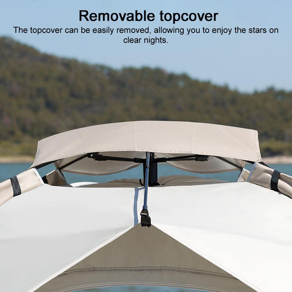 Наружная солнцезащитная ветрозащитная быстрооткрывающаяся палатка Легкая водонепроницаемая складная палатка Полностью автоматическая