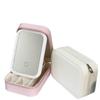 Foldable Jewelry Box with LED Makeup Mirror: Portable, Multifunctional Travel Organizer