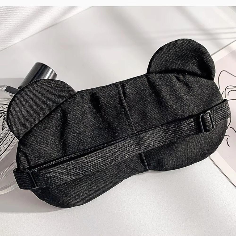 Мультяшная плюшевая маска для сна, приятная к коже, 3D маска для глаз, милая плюшевая маска для сна, Сладкая ночь