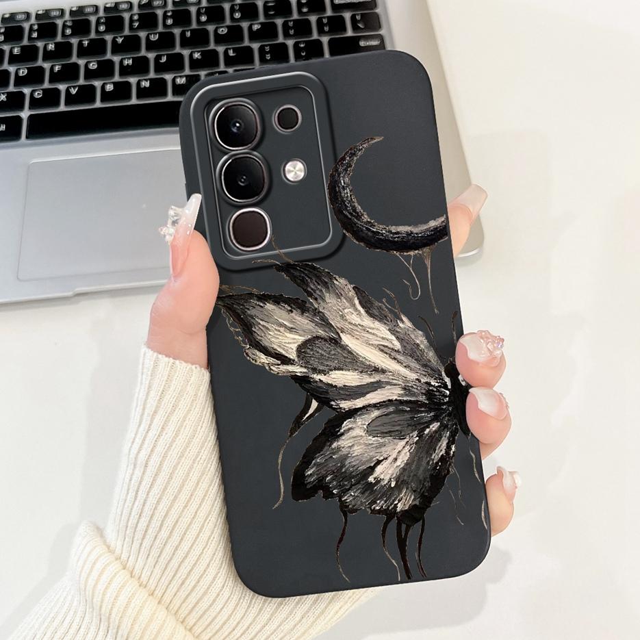 Чехол для Vivo Y29 4G 5G Модный Чехол-Защита с Мультяшным Кроликом Ударопрочный Чехол для Телефона Для Vivo Y29s Y 29 s VivoY29 5G V2420 Мягкий ТПУ Fundas
