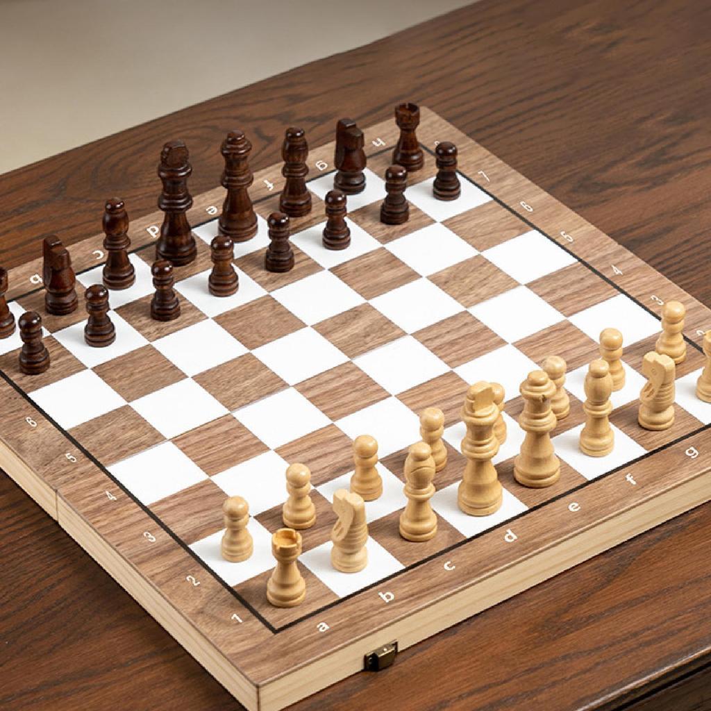 Шахматный набор, дорожная игра и набор шашек, настольная игра шашки, деревянная развивающая игрушка для