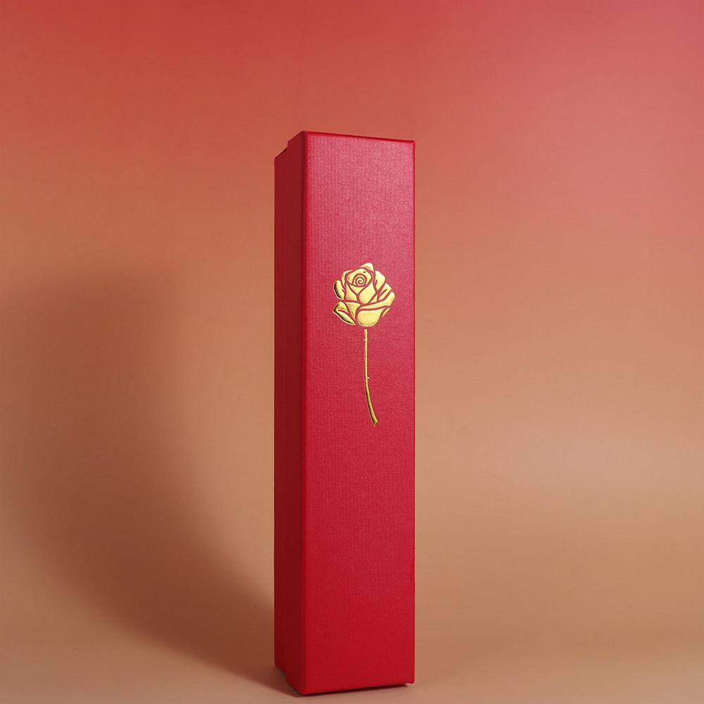 Романтичная шкатулка для хранения украшений, красная подарочная витрина, простая имитация розового кольца, шкатулка ко Дню святого Валентина