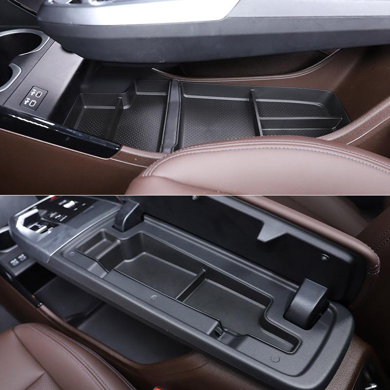 For BMW X1 U11 -2024 TPE Black Car Center Console Water Cup Holder Storage Box Car Interior Accessories