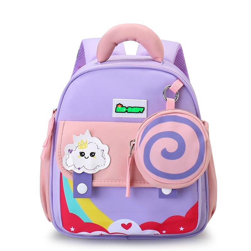 Prince The Frog Anime Pattern Kids Backpack School Bag With Design Ventilated