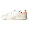 adidas Кроссовки Stan Smith для подростков с имитацией змеиной кожи, детские, белые/белые/оранжевые, HP9723