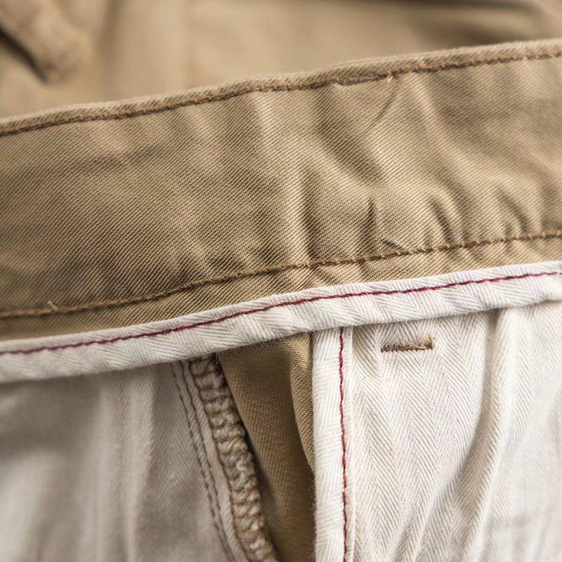 Men's Slim Fit Micro-Elastic Washed Casual Trousers - Summer 2023 Edition