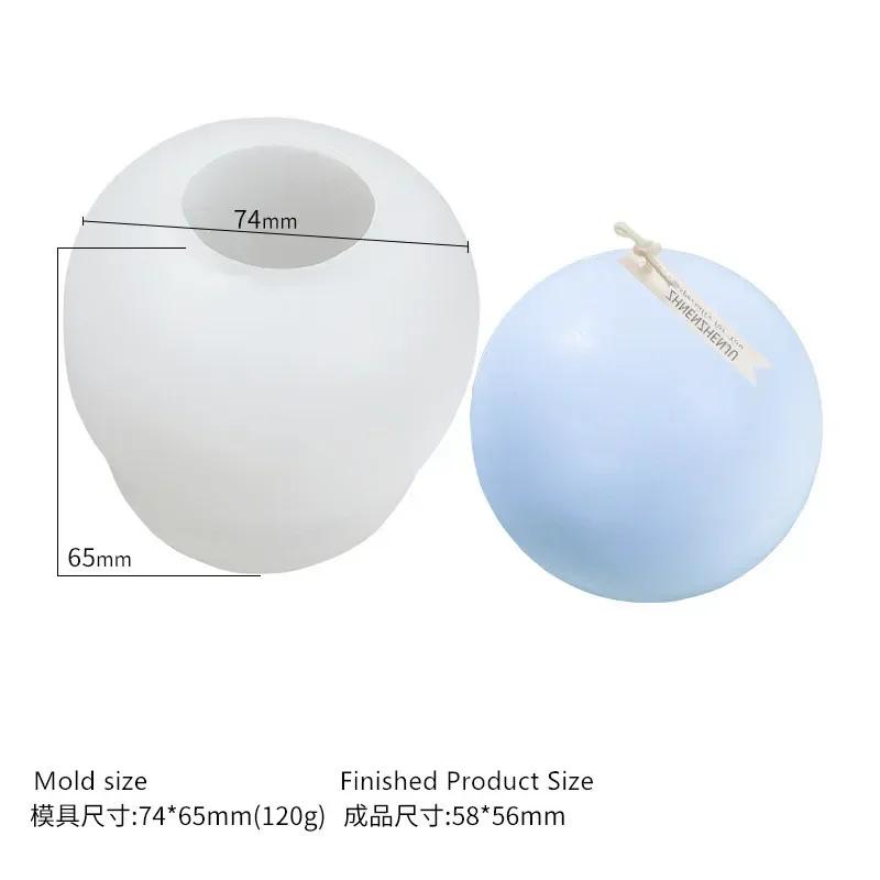 Жареные пончики круглый силиконовый молд для свечи плетеный шар силиконовый молд для свечи спиральная геометрия цилиндрический силиконовый молд для свечи